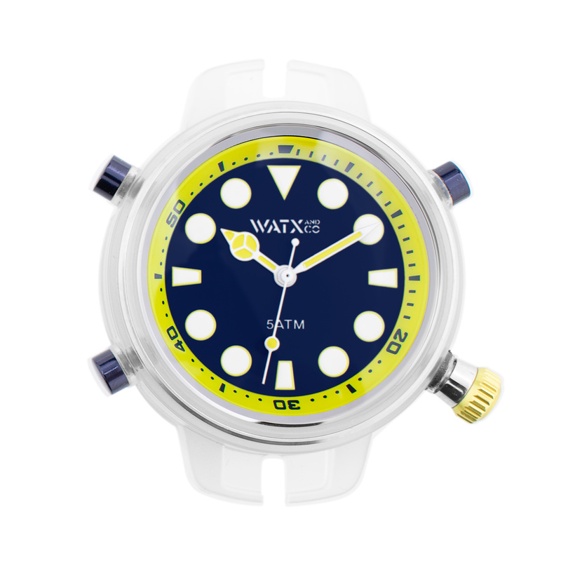 Zegarek WATXANDCO RWA5043. Kwarcowy, Kolor niebieski. Unisex.