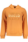 GUESS JEANS MĘSKA BLUZA BEZ ZAMKA, POMARAŃCZOWA