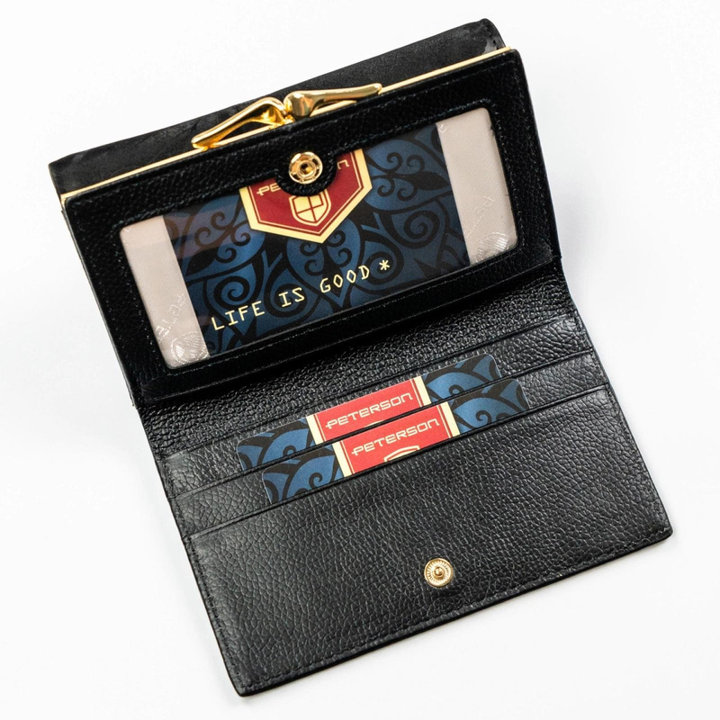 Skórzany damski portfel Peterson PTN PS108-MLF