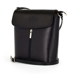 Elegancka damska skórzana listonoszka na ramię