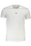 BIAŁY T-SHIRT MĘSKI Z KRÓTKIM RĘKAWEM CALVIN KLEIN WHITE