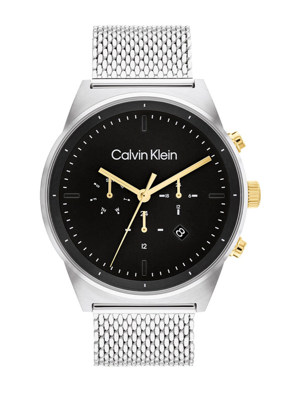 Zegarek CALVIN KLEIN 25200296. Kwarcowy, Kolor czarny. Mężczyzna.