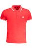 KOSZULKA POLO M�SKA Z KR�TKIM R�KAWEM KLASY CAVALLI CZERWONA