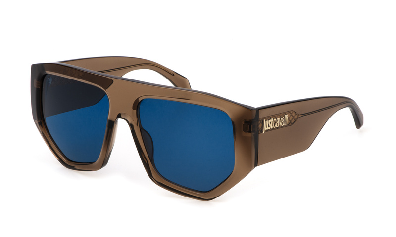 Okulary JUST CAVALLI SJC097-580805. Okulary przeciwsłoneczne, Kolor brązowy. Unisex.