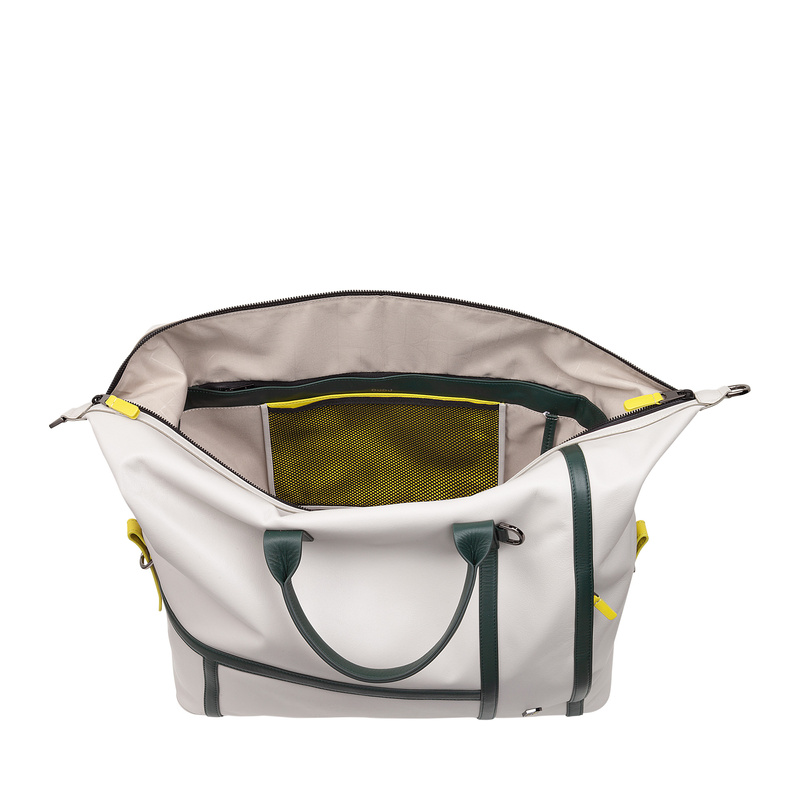 DuDu torba podróżna skóra naturalna duża torba weekendowa z kieszeniami