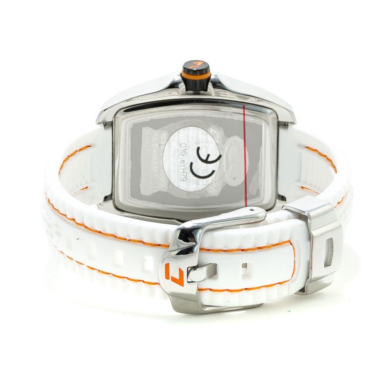 Zegarek CHRONOTECH CT7016LS-09. Kwarcowy, Kolor biały. Kobieta.