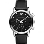 Zegarek ARMANI AR1733. Kwarcowy, Kolor czarny. Mężczyzna.