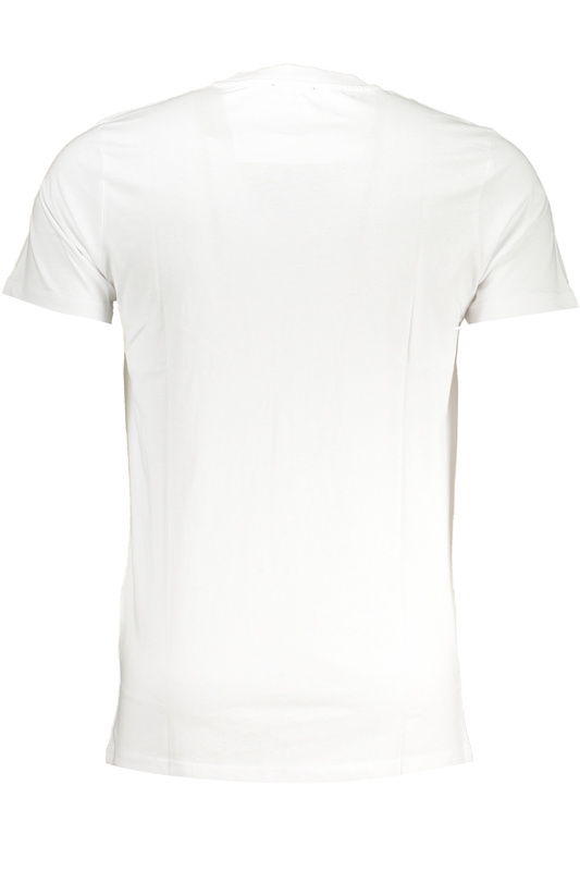 T-SHIRT MĘSKI Z KRÓTKIM RĘKAWEM KLASY CAVALLI BIAŁY