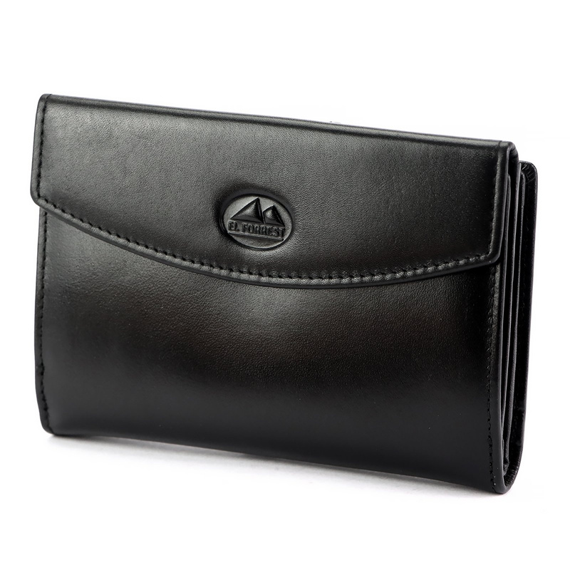Skórzany męski portfel EL FORREST 866-67 RFID