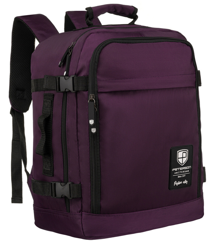 Pojemny, podróżny plecak kabinowy z portem USB - Peterson