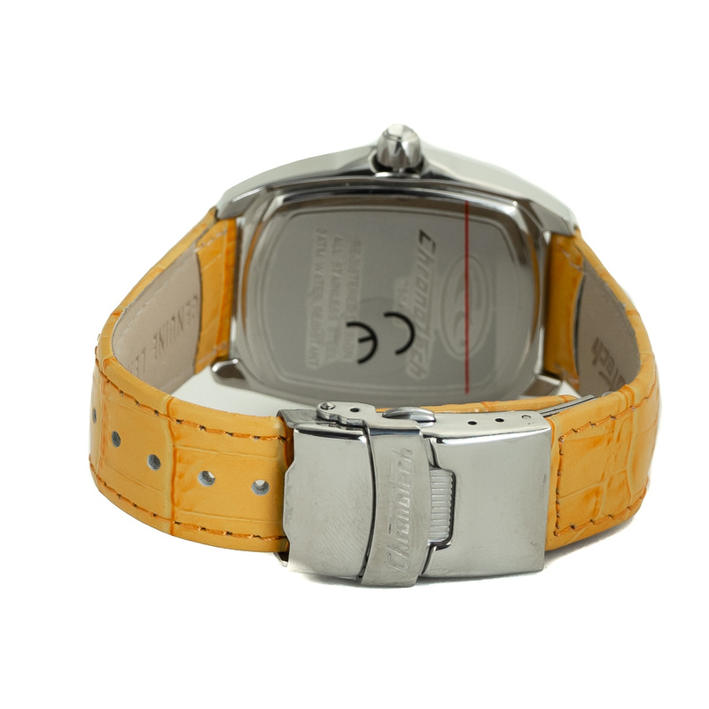 Zegarek CHRONOTECH CT7504LS-06. Kwarcowy, Kolor pomarańczowy. Kobieta.