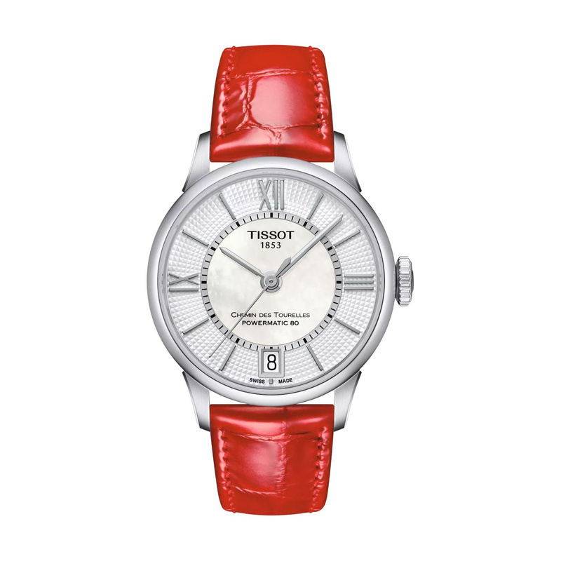 Zegarek TISSOT T099207161180. Automatyczny, Kolor biały. Kobieta.