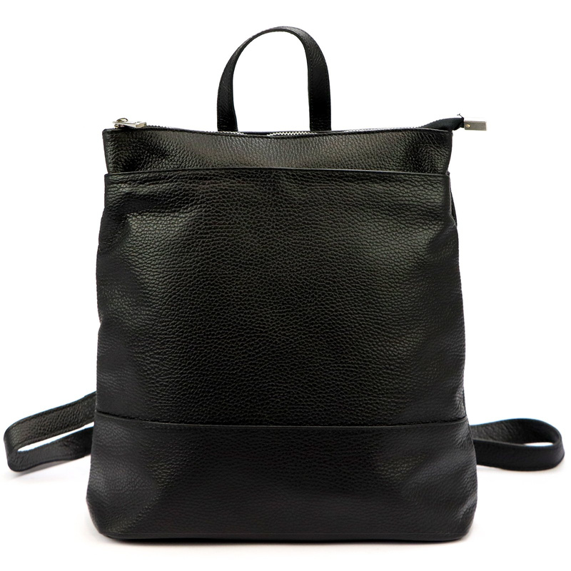 Luka Skórzany damski miejski plecak na ramię z kieszeniami pojemny