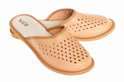 Wójciak Podhale męskie kapcie skóra naturalna zabudowane styl góralski