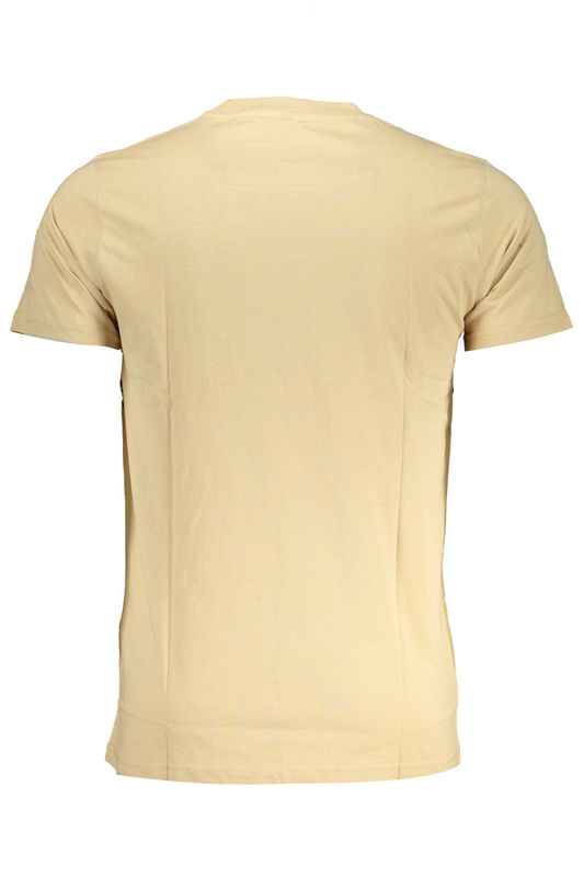 T-SHIRT MĘSKI Z KRÓTKIM RĘKAWEM KLASY CAVALLI BEŻOWY