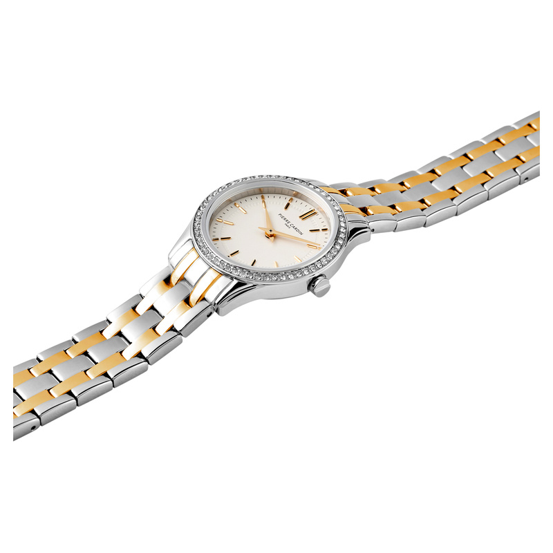 Zegarek PIERRE CARDIN CF.0607.SU.G. Kwarcowy, Kolor biały. Kobieta.