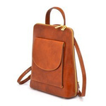 Elegancki damski luksusowy plecak skórzany 