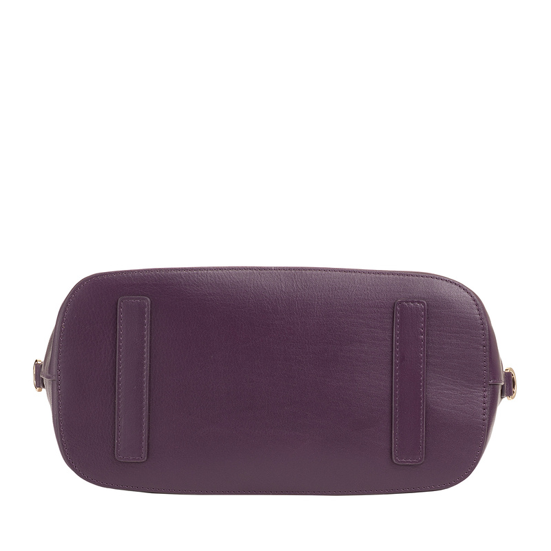 Dudu damski kuferek skóra naturalna torba do ręki z paskiem i kieszenią