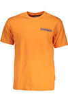 T-SHIRT MĘSKI Z KRÓTKIM RĘKAWEM NAPAPIJRI POMARAŃCZOWY