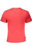 CZERWONY T-SHIRT MĘSKI Z KRÓTKIM RĘKAWEM GIAN MARCO VENTURI