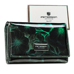 skóra naturalna + Damski portfel ze skóry ekologicznej Peterson PTN PS112-FDS