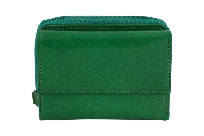 Barberinis - portfel skórzany damski - Brązowy ciemny