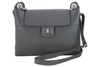 Torebka damska skórzana crossbody - Beżowa ciemna 