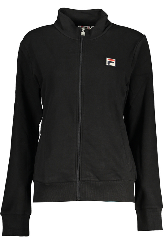 CZARNA BLUZA DAMSKA FILA Z ZAMKIEM
