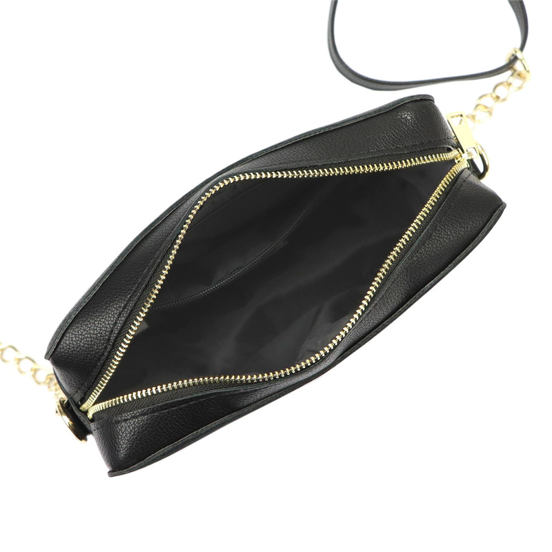 Gregorio Torebka damska z eko-skóry listonoszka z łańcuszkiem na ramię