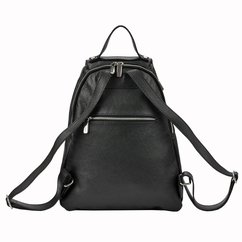 Pierre Cardin damski Skórzany duży plecak miejski duży z kieszeniami