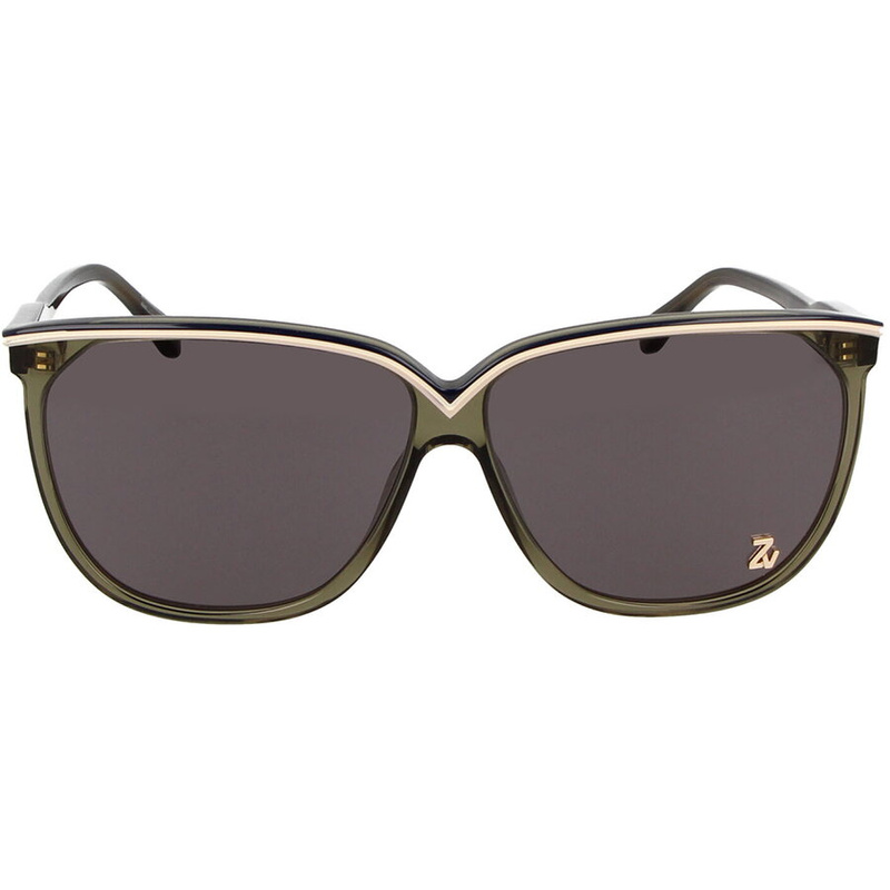 Okulary ZADIG&VOLTAIRE SZV306-63073M. Okulary przeciwsłoneczne, Kolor zielony. Unisex.