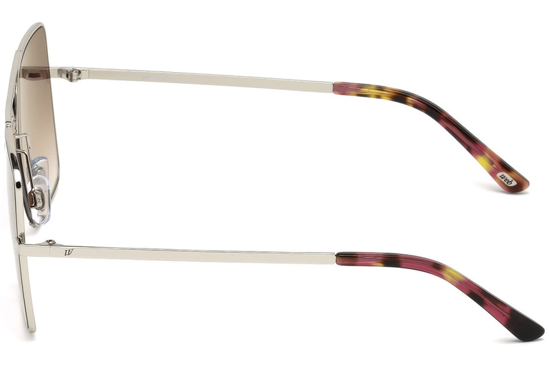 Okulary WEB EYEWEAR WE0210-16Z. Okulary przeciwsłoneczne, Kolor srebrny. Kobieta.