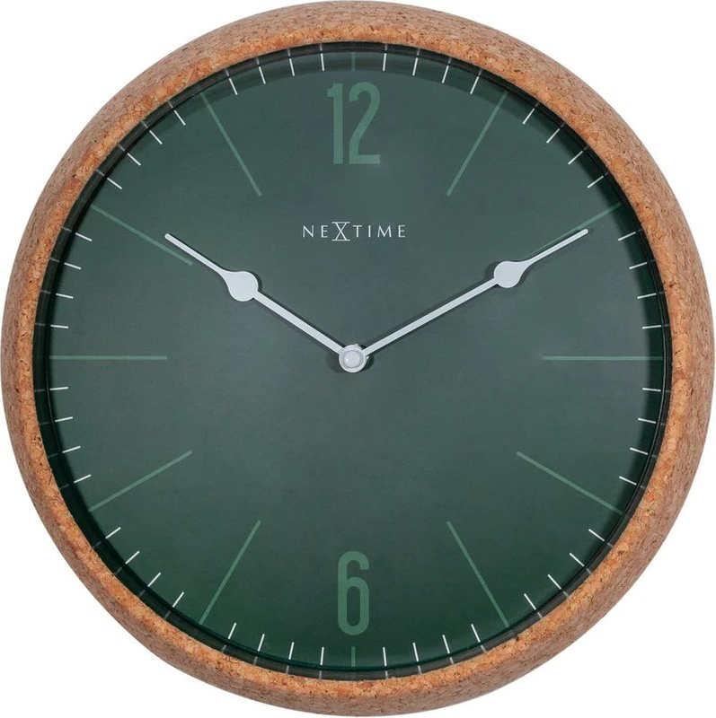 Zegarek NEXTIME 3509GS. WALL WATCH, Kolor zielony. Unisex.