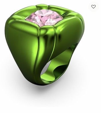 Biżuteria SWAROVSKI 5610804. Pierścionek, Kolor zielony. Kobieta.