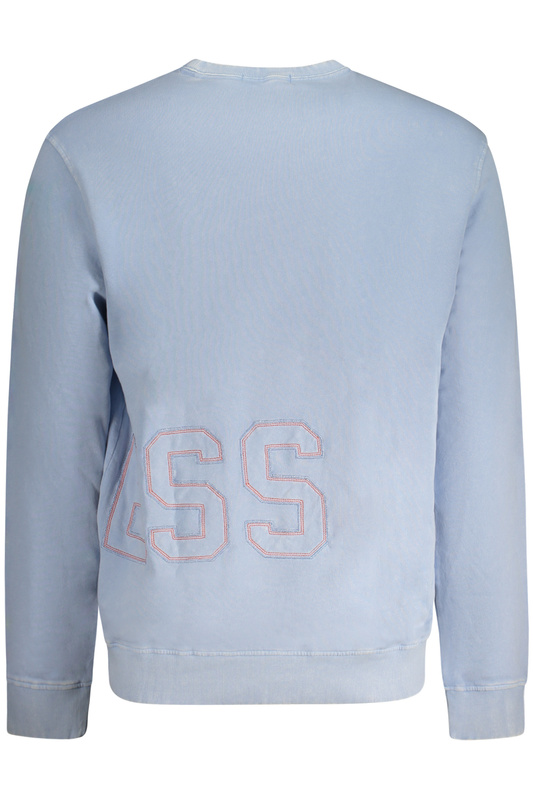 GUESS JEANS BLUZA BEZ ZAMKA MĘSKA NIEBIESKA