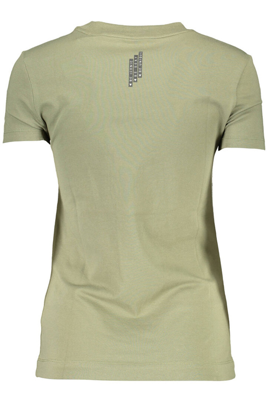 GUESS JEANS T-SHIRT Z KRÓTKIM RĘKAWEM DAMSKI ZIELONY
