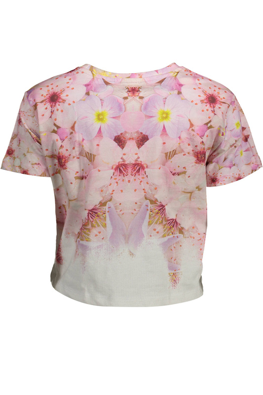 DESIGUAL T-SHIRT Z KRÓTKIM RĘKAWEM RÓŻOWY