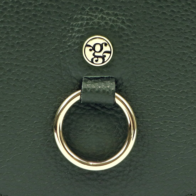 Gregorio skórzana damska listonoszka torebka zamykana klapą na magnes