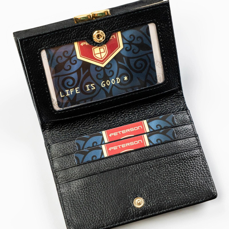 Skórzany damski portfel Peterson PTN PS15-09-MLF