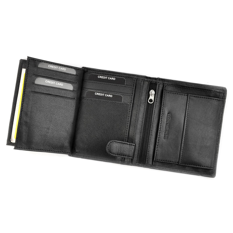 Money Kepper męski portfel pionowy skóra naturalna rozbudowany składany