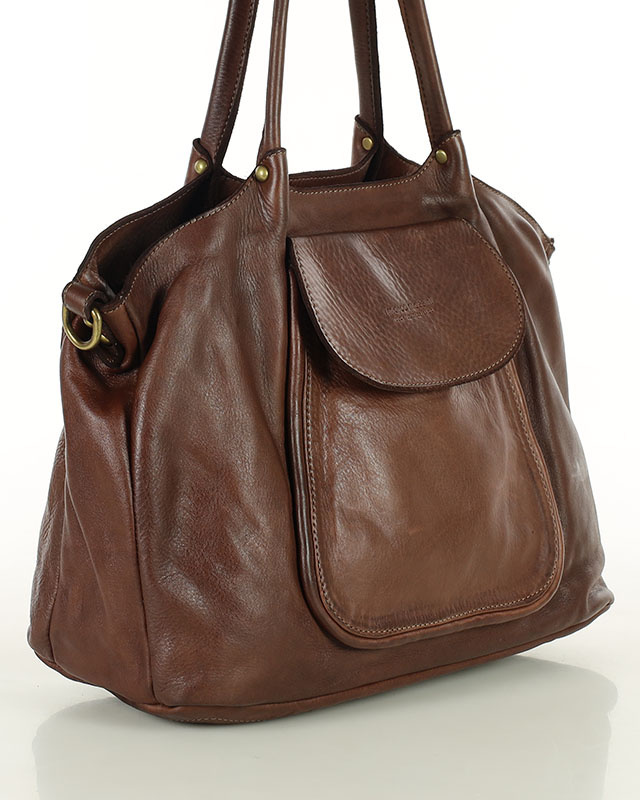 MAZZINI Torebka skórzana shopper bag ispirato dalla natura 