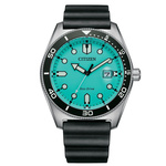 Zegarek CITIZEN AW1760-14X. SOLAR QUARTZ, Kolor zielony. Mężczyzna.