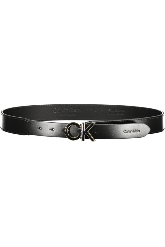 SKÓRZANY PASEK CALVIN KLEIN DAMSKI CZARNY