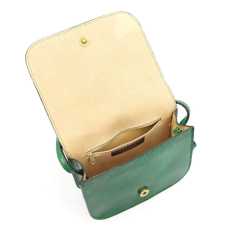 Skórzana damska listonoszka przez ramię minimalistyczna premium Florence