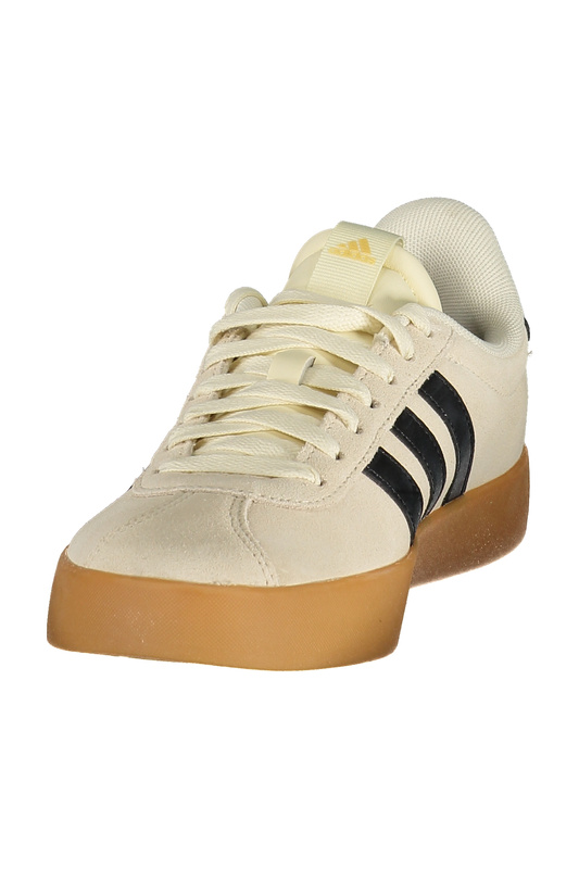 Białe sneakersy damskie ADIDAS Ki 6728 – czarne detale
