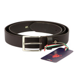 Harvey Miller męski pasek do spodni skóra naturalna klasyczna klamra