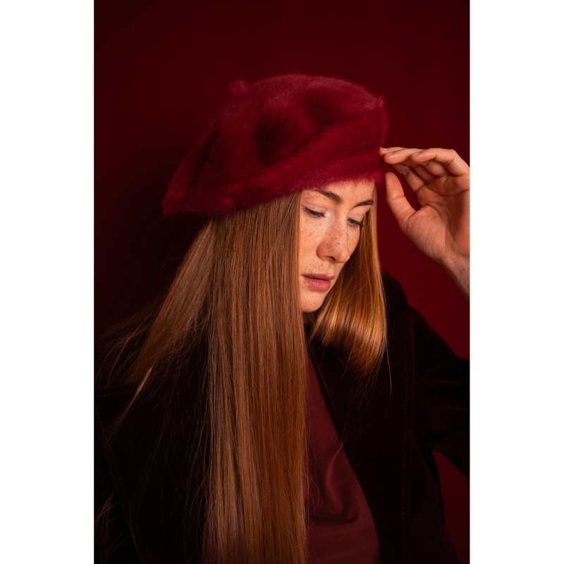 Beret Classy Fluffy
