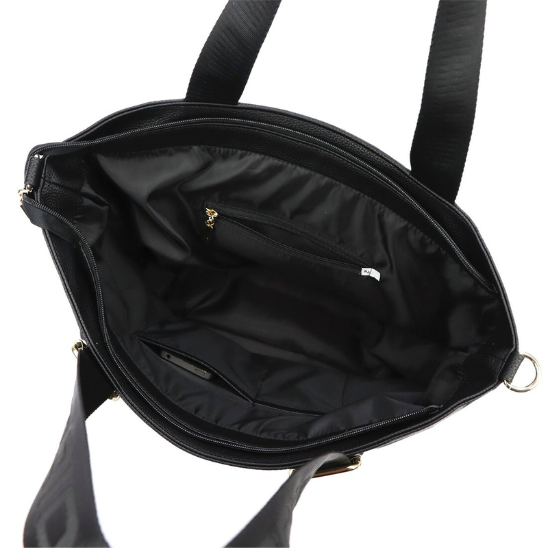 Gregorio damska shopperbag torebka na ramię skóra ekologiczna kieszenie