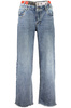 Niebieskie jeansy damskie Desigual Belt