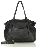 MARCO MAZZINI Torebka skórzana shopper bag ispirato dalla natura brąz